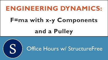 F=ma in xy comp and pulley - Dynamics - Office Hours with Structurefree