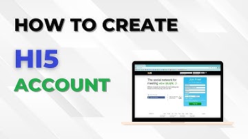 How to Create a Hi5 Account