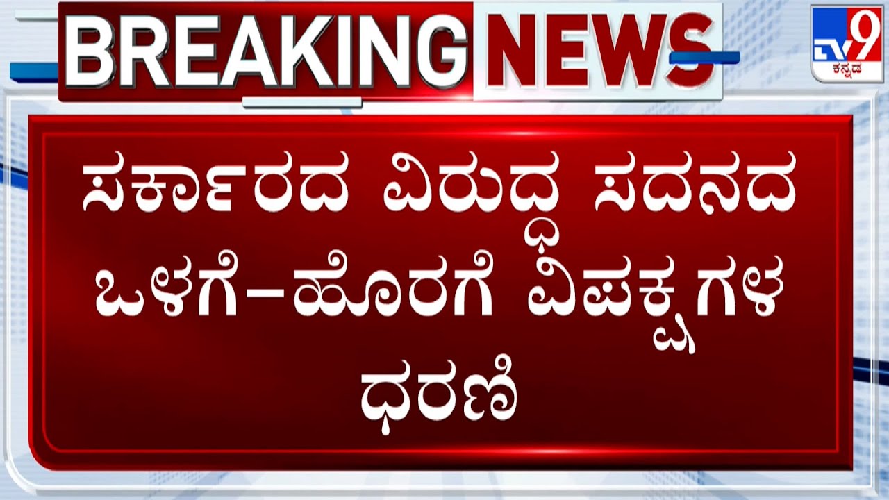 Opposition Protest Inside And Outside Assembly Demanding To Suspend Guarantee Implementation Panel