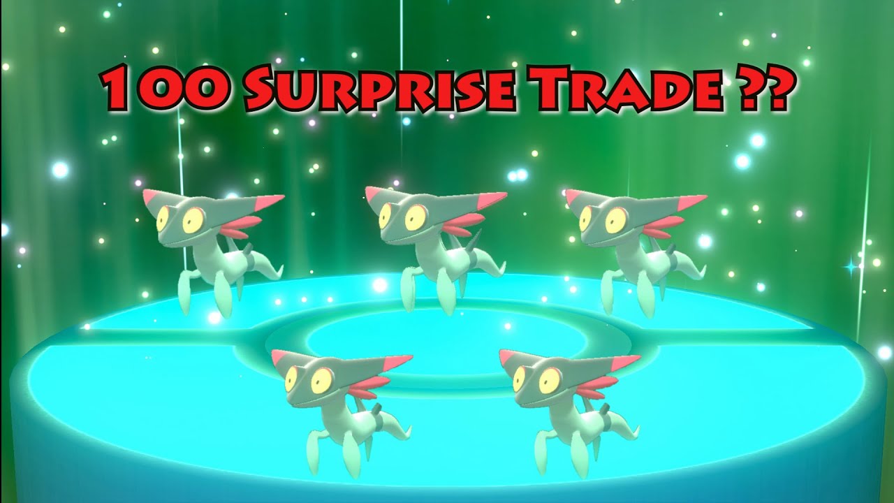 Pokemon Sword But Surprise Trade Decides My Team 