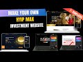 How To Make Hyip Max Investment Website With Admin Panel || HyipMax Investment Website Script