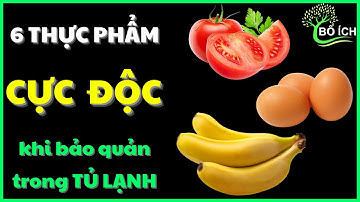 Cảnh Báo: 6 Thực phẩm cực độc khi bảo quản trong tủ lạnh ? -kênh sức khoẻ bổ ích