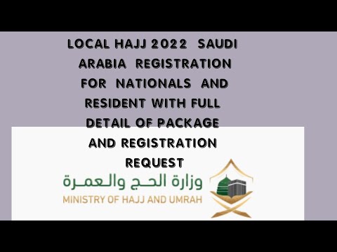 #Saudi arabia local #hajj registration 2022 full detail with packages