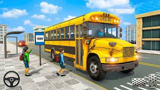 School Bus Simulator 3D Games - Android GamePlay & Melodic Deep House Music (by SUBRIQ) screenshot 4