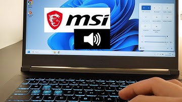 MSI Laptops no sound problem | Solution Revealed