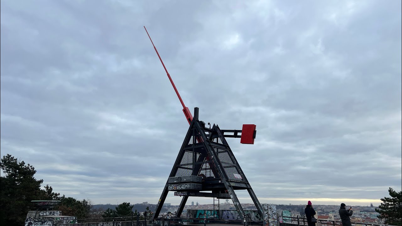 The Prague Metronome and Letna Park