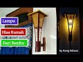 Cara membuat Lampu hias rumah dari bambu