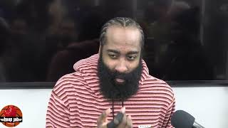 James Harden Reacts To The Clippers Upset 102-100 Win Over The Nuggets Without Kawhi. HoopJab NBA