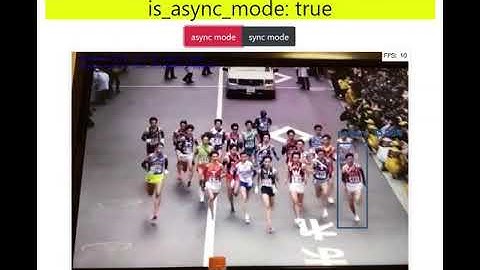 Object detection MobileNet-SSD(runners) on NCS2 with Raspberry Pi