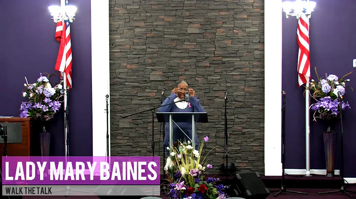 Lady Mary Baines Walk the Talk 2018