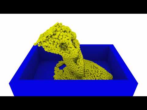 10.000 Fluid Particle in Blender