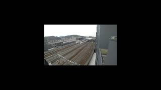 815系・発車・Amu plazaくまもと・立体駐車場(Departure/multi-level parking lot)