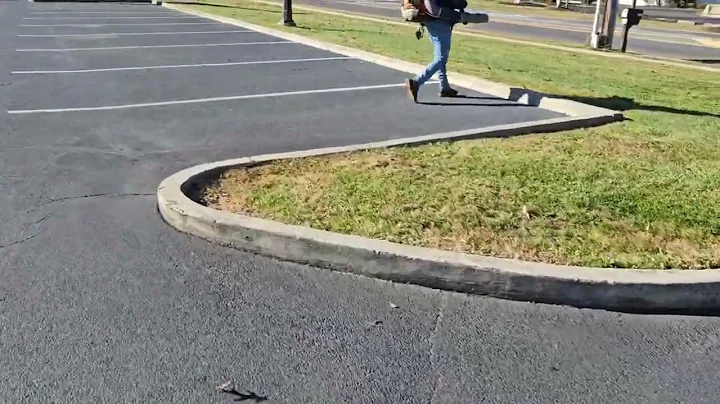 leaf clean up (billy goat vacuum) jrco tool (unmount blower) #lawncare