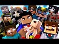 TODOS LOS PERSONAJES JUNTOS EN MINECRAFT TROLL 😱 ESPECIAL UN MILLÓN 😍