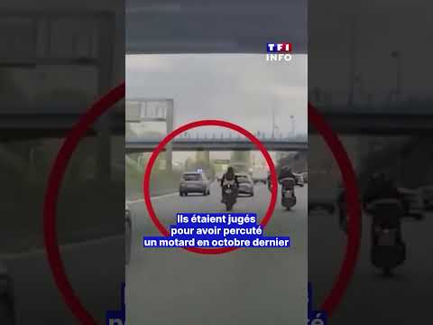 Motard percuté sur l'A4 : 2 policiers condamnés à 3 ans de prison avec sursis|TF1 INFO