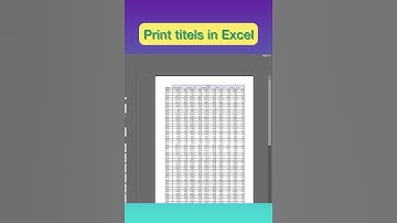 Как напечатать заголовки таблицы на всех страницах в Excel