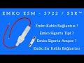 Emko esm-3722™ Konnektör | port Beslemesi | Kablo Bağlantısı | Sensör | Sigortası | Amper değeri Vs.