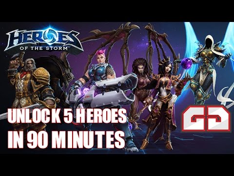 Unlock 5 Heroes for Free in 90 minutes - Heroes of the Storm