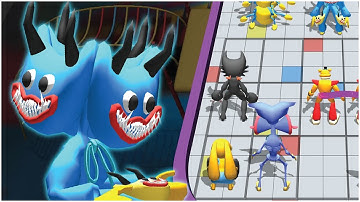 MERGE MASTER BLUE MONSTER NEW UPDATE: Gameplay (iOS,Android) - Part 1 Baby Yellow, Mamy Long Legs