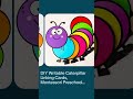 DIY Writable Caterpillar Linking Cards, Montessori Preschool Puzzle Teaching Too