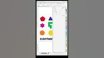 Create Rounded Corner | CorelDraw #coreldraw #shorts