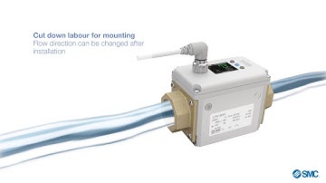 SMC UK: LFE Series - Electromagnetic digital flow switch