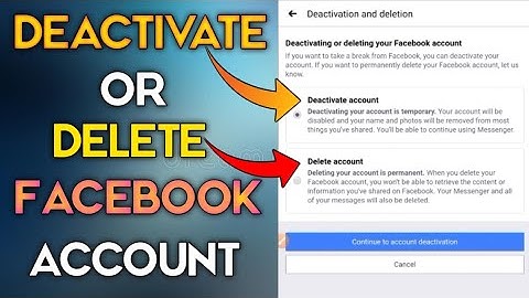 How to temporary deactivate facebook full process | Facebook account deactivate kaise kare