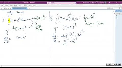 A2 Maths: 11.2 Integration - Reverse Chain Rule (Fudge Factor Method)