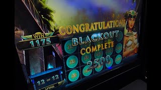 PA SKILLS BONUS Blackout Balls Siren of the Nile Huge Win Live Play Back to Back Slot Machine Bonus 