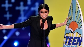 Teen choice highlights ►► http://youtu.be/npbabw_jfew, more
celebrity news http://bit.ly/subclevvernews, selena gomez took to the
awards stage accept one of night’s top honors ...