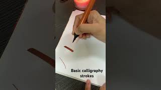 Basic calligraphy strokes #kidscalligraphy #kidswritingpractice #kidsactivities #basiccalligraphy