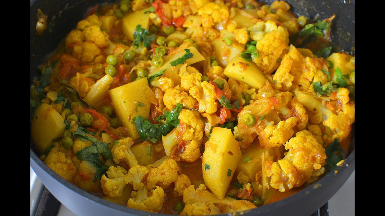 SIMPLE CAULIFLOWER POTATO CURRY / vegan recipe - YouTube