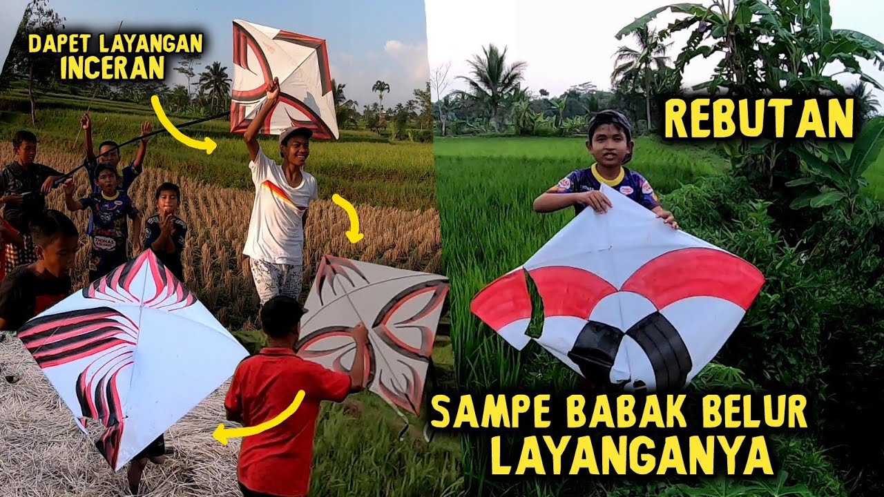 Hasil Berburu Layangan Aduan Gibrig Ulur 115 Cm Kali Ini!!! | Mengejar Layangan Putus (Episode #133)