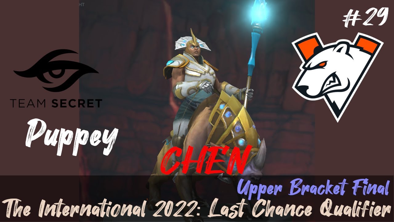 Team Secret (Puppey - CHEN) vs Virtus Pro  - TI 2022 LCQ: Upper Bracket Final Game 2