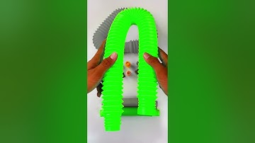 Very Relaxing Robot Pop tube Diy #asmr #satisfying #creative #poptubesound #diy #robot #asmrsouds