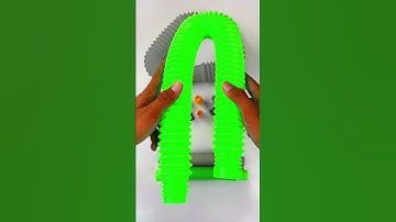 Very Relaxing Robot Pop tube Diy #asmr #satisfying #creative #poptubesound #diy #robot #asmrsouds