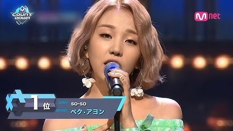 2016年6月9日 M COUNTDOWN TOP7