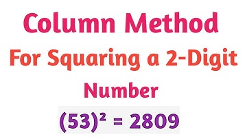 Learn to Square 2-Digit Numbers Easily | Step-by-Step Column Method | Column Method Se Seekho