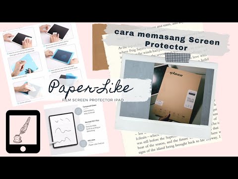 HOW TO INSTALL PAPERLIKE PAPERLIKE SCREEN PROTECTOR IPad Pro and UNBOXING