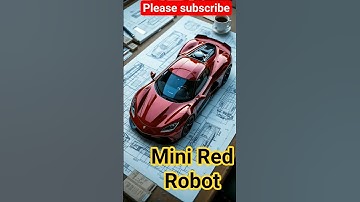 Mini red robot #automobile #robot #ai #transformers #trendingshorts  #automobile #변압기 #máy biến áp