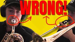 Putting a TROMBONE MOUTHPIECE on a BARI SAX!!! | Crazy Results!!!