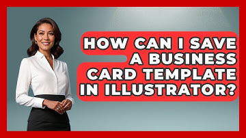 How Can I Save A Business Card Template In Illustrator? - Graphic Design Nerd
