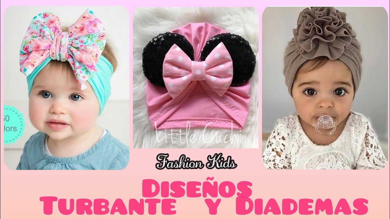 TURBANTES😍👌 DE BEBE VARIOS DISEÑOS/MODA TENDENCIA #2020-2021 - YouTube