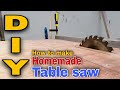 DIY Home made Table Saw | Improvised Table Saw|Paano Gumawa ng Table Saw|chit-man channel