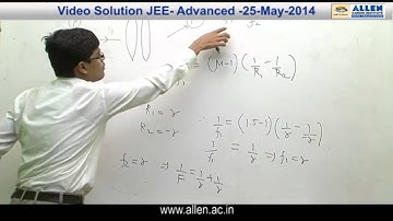 JEE ADVANCED 2014 Video Solutions by ALLEN (Paper 2 - Physics 18, 19, 20)