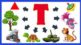 T for 62 words | Letter T for maximum words | ABC word making | vocabulary from T letter |