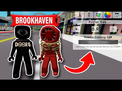 How To BECOME DOORS Monsters in Roblox Brookhaven RP! *Brookhaven ID Codes*  