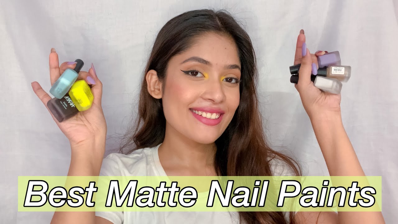 Nykaa Neon Matte Nail Enamel in 75 Cherry Pop & 77 Key Lime Slush Review -  makeupadda | Matte nails, Nails, Neon nail polish