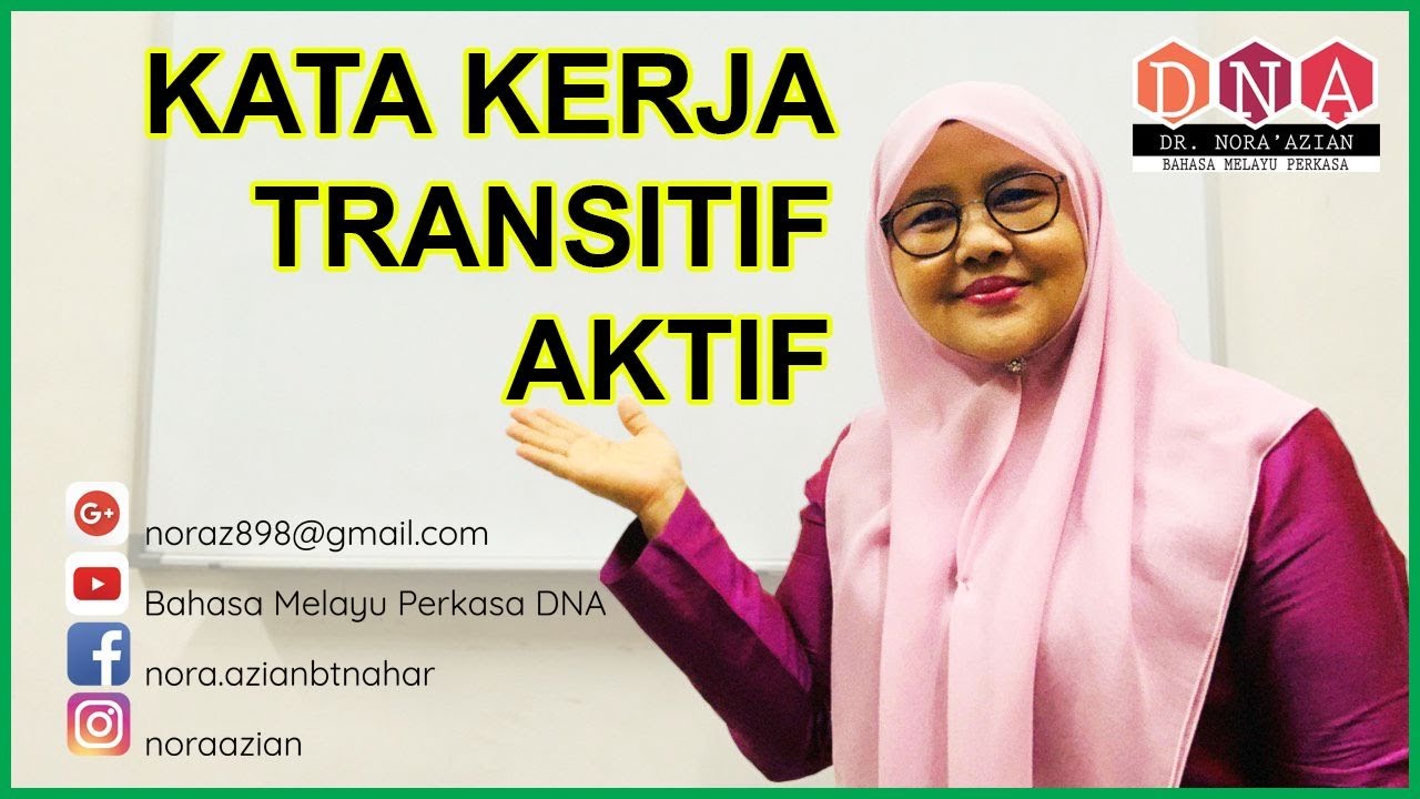 Kata Kerja Transitif Aktif (DNA) - YouTube