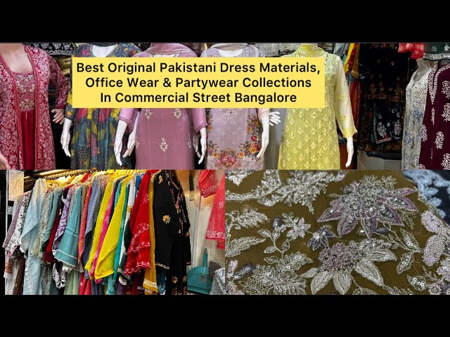 chickpet wholesale dress materials shop| starting from 160rs only |  Bangalore shopping - YouTube